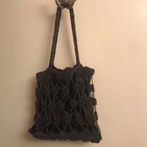 Beaded evening mini bag